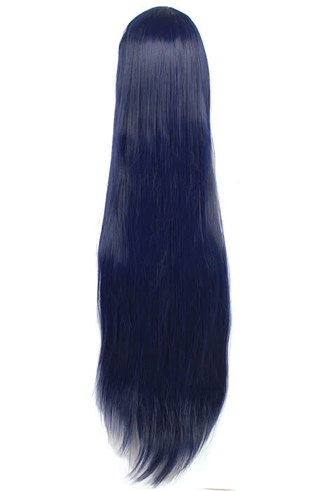 League Of Legends the Nine-Tailed Fox Ahri Long Deep Blue Game Cosplay Woman Wigs