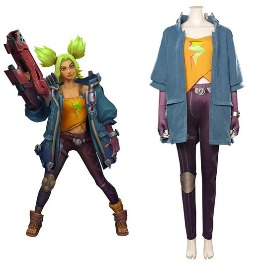 LOL The Spark of Zaun Zeri Cosplay Costume