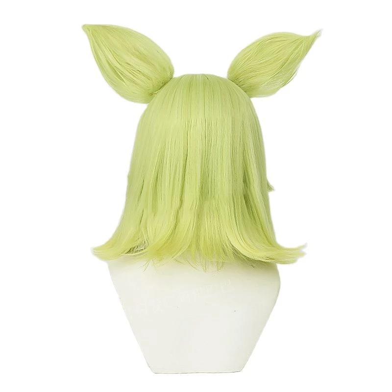 LOL The Spark of Zaun Zeri Green Cosplay Wigs Halloween wig