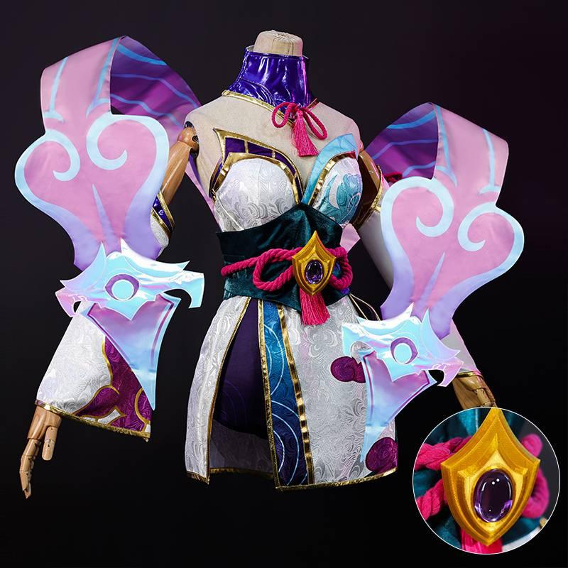 【Ready To Ship】LOL Spirit Blossom Evelynn Cosplay Costume Halloween Costume