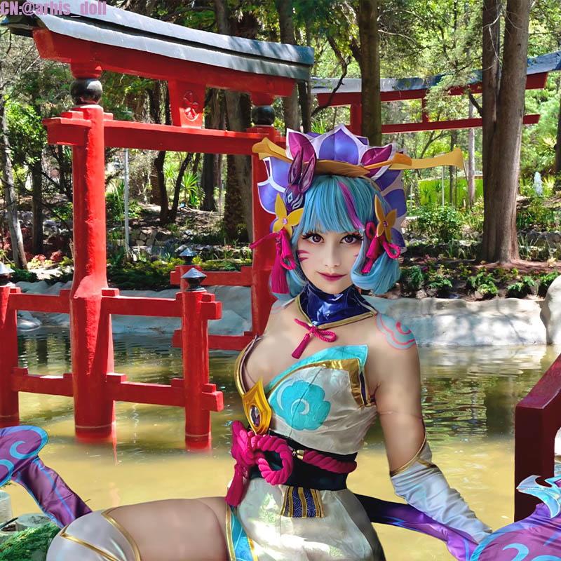 【Ready To Ship】LOL Spirit Blossom Evelynn Cosplay Costume Halloween Costume