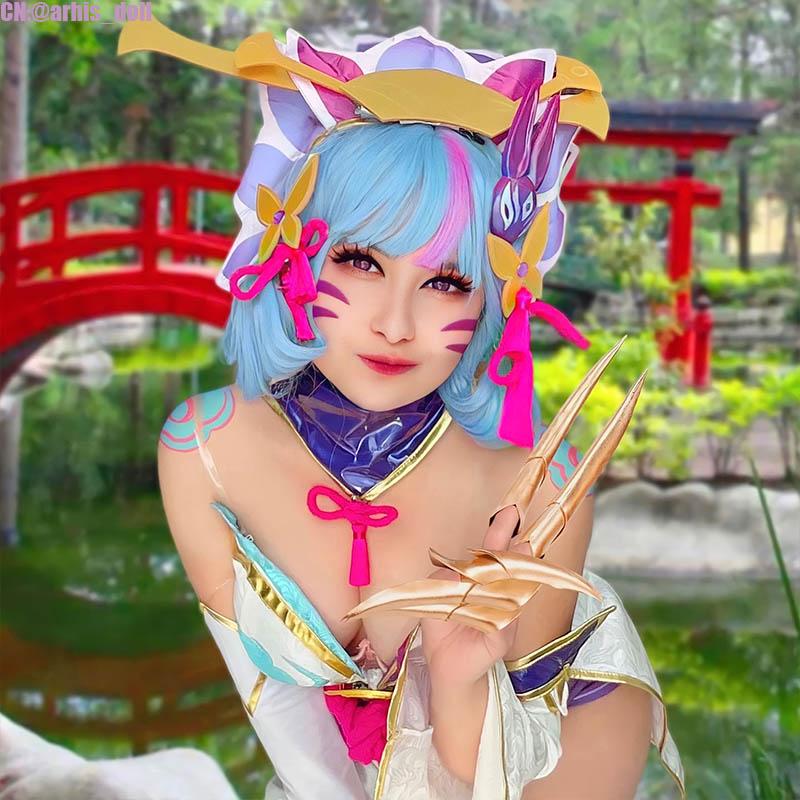 【Ready To Ship】LOL Spirit Blossom Evelynn Cosplay Costume Halloween Costume