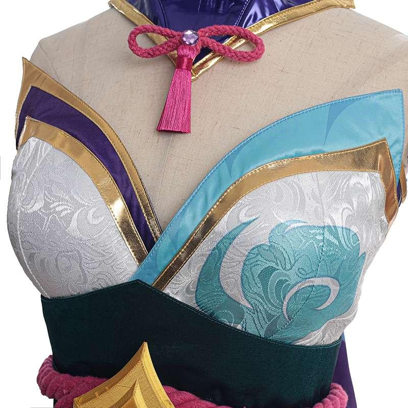【Ready To Ship】LOL Spirit Blossom Evelynn Cosplay Costume Halloween Costume