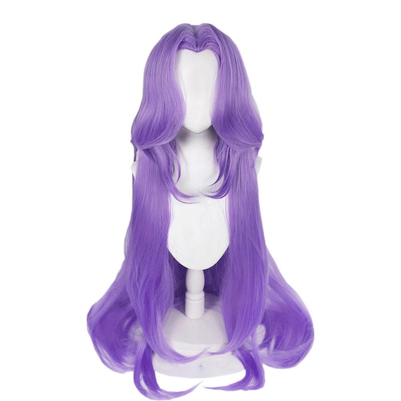 LOL Withered Rose Syndra Purple Long Cosplay Wigs
