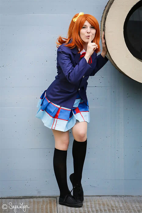 Love Live Kousaka Honoka Cosplay Costume Three Color Bow-kont