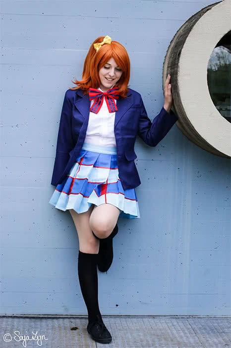 Love Live Kousaka Honoka Cosplay Costume Three Color Bow-kont