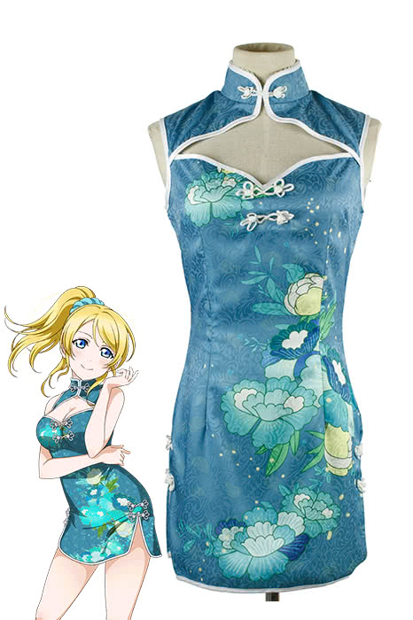 Love Live! Eli Ayase Cheongsam Cosplay Costume