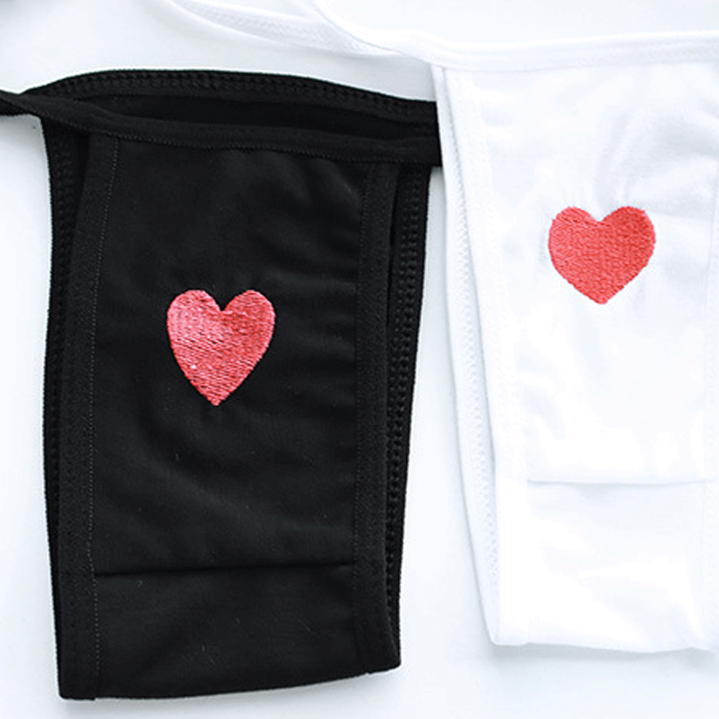 Love Embroidery Bikini Sexy 2 Colors Cosplay Costume