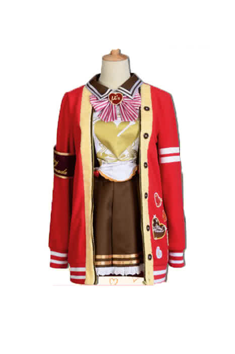 LoveLive Valentine's Day Sonoda Umi Short Dress Suit Cosplay Costumes