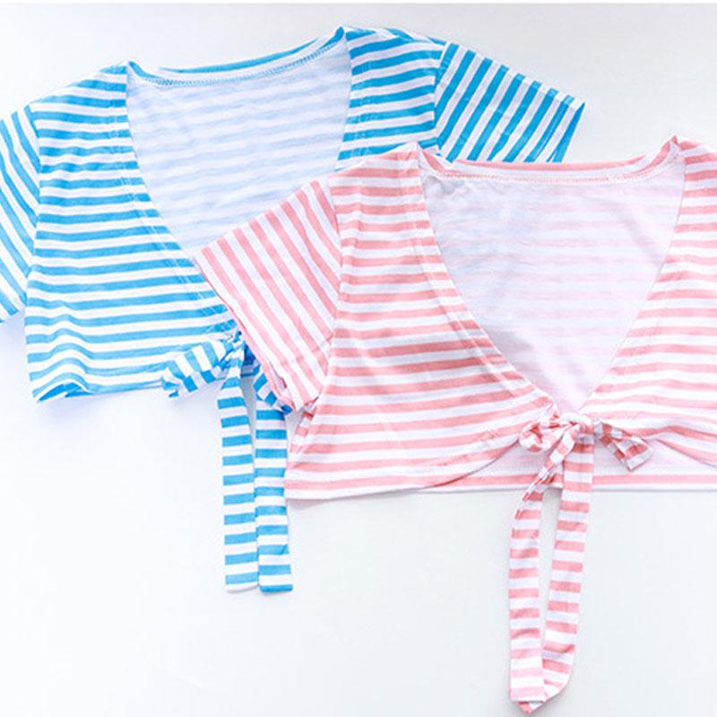 Low-cut Sexy Striped Bikini 2 Colors Cosplay Costume