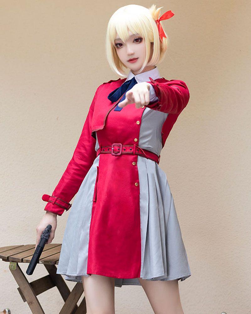 Lycoris Recoil Chisato Nishikigi Cosplay Costume