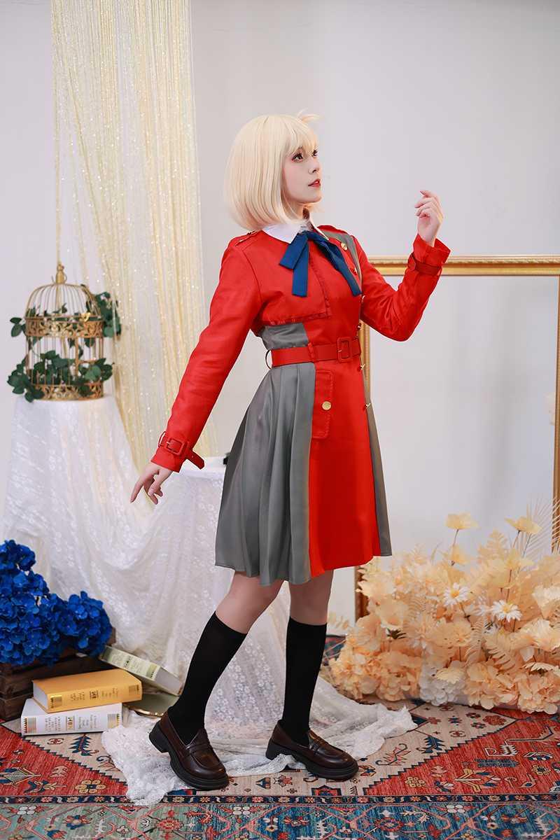 Lycoris Recoil Chisato Nishikigi Cosplay Costume