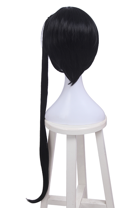 Magical Girl Raising Project Kano Sazanami Long Synthetic Black Cosplay Wigs