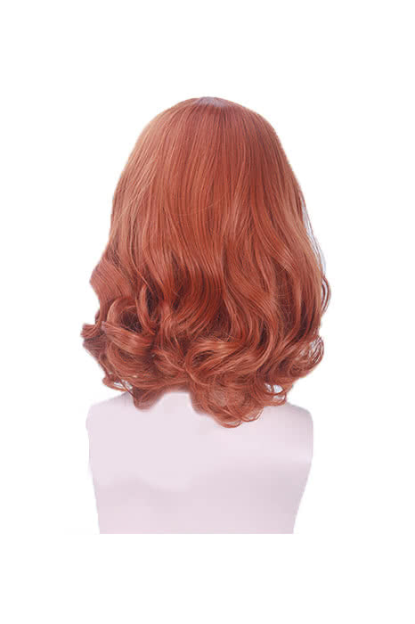Miss Kobayashi's Dragon Maid Riko Saikawa Cute Long Orange Cosplay Wigs