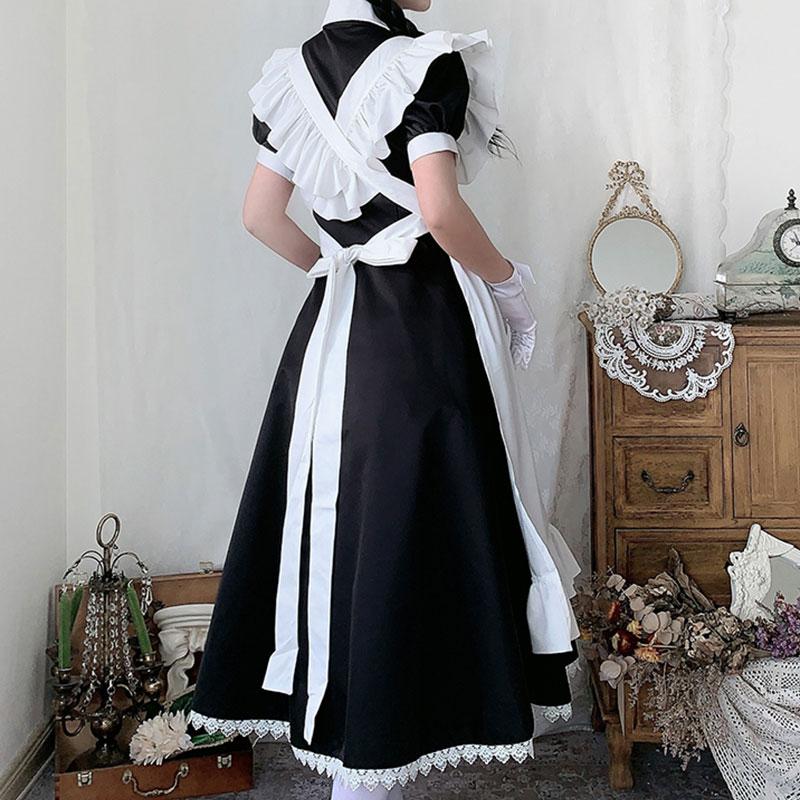 Maid Outfit Cute Uniform Long Sleeve And Short Sleeve Cosplay Costume