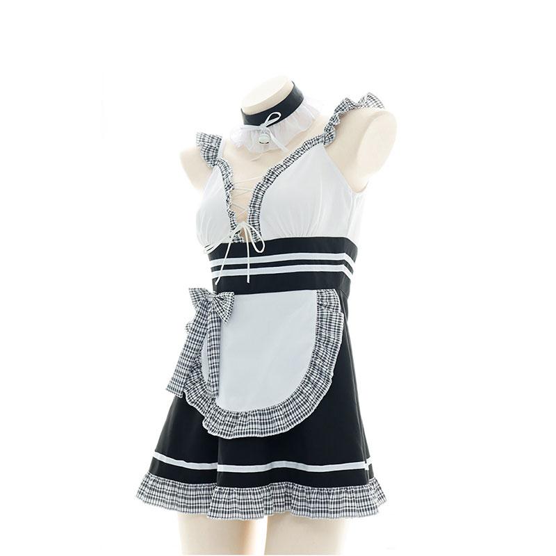 Maid Pierced Sexy Lingerie Cosplay Costume