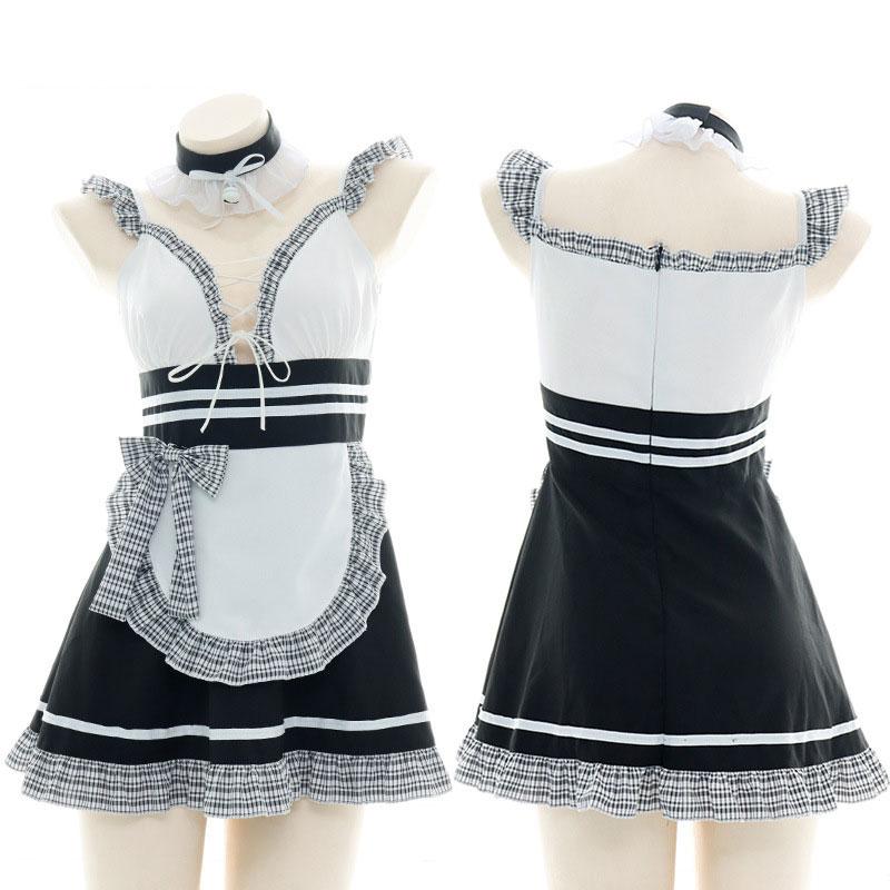 Maid Pierced Sexy Lingerie Cosplay Costume
