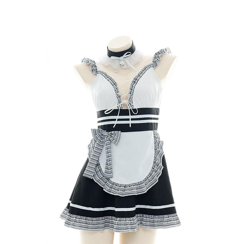 Maid Pierced Sexy Lingerie Cosplay Costume