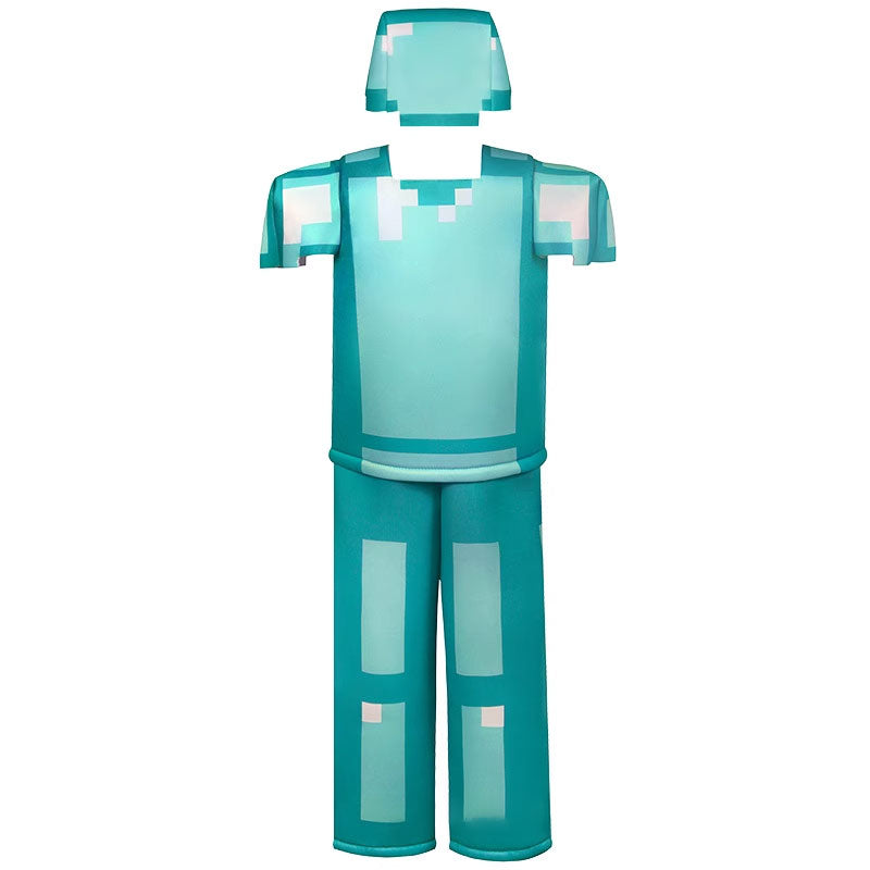 Minecraft Diamond Armor Cosplay Costume