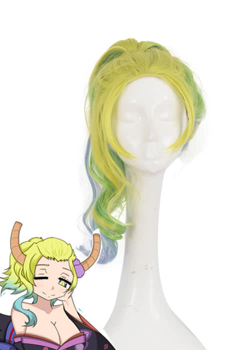 Miss Kobayashi's Dragon Maid Quetzalcoatl Lucoa Anime Hairdo Cosplay Wigs