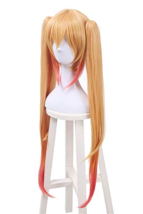 Miss Kobayashi's Dragon Maid Tohru Long Golden Cosplay Wigs