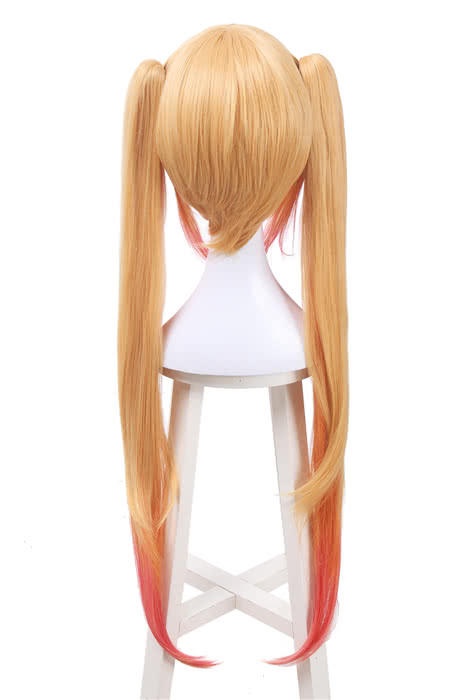 Miss Kobayashi's Dragon Maid Tohru Long Golden Cosplay Wigs