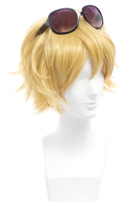 LOL Ezreal Short Golden Game Cosplay Wigs