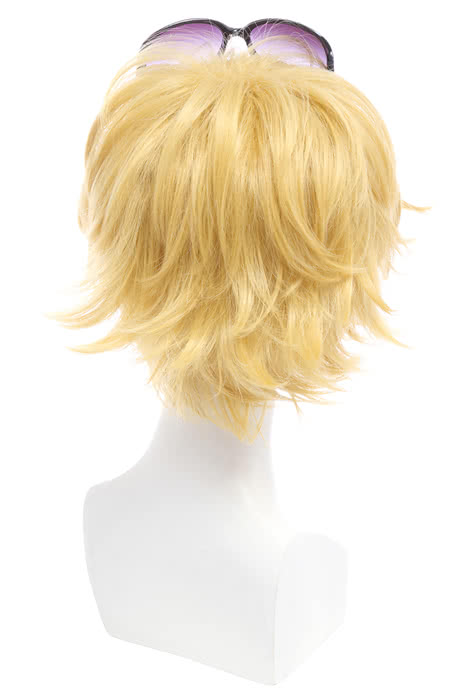 LOL Ezreal Short Golden Game Cosplay Wigs