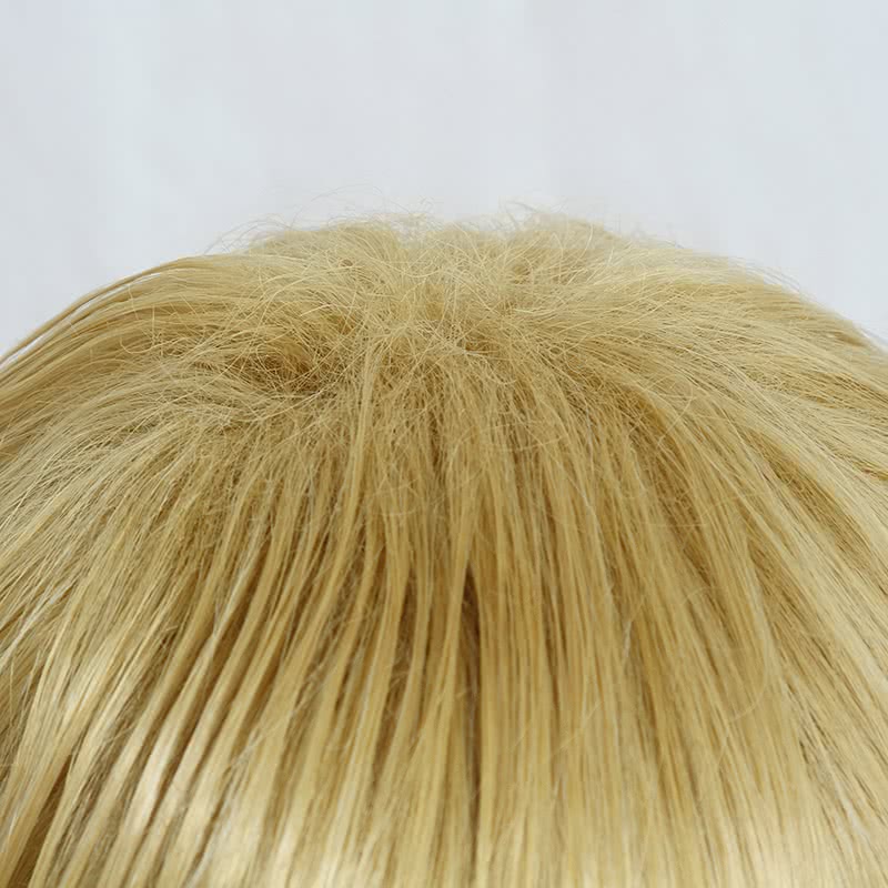 32cm Short Yellow Durarara Shizuo Heiwajima Cosplay Hair Wigs
