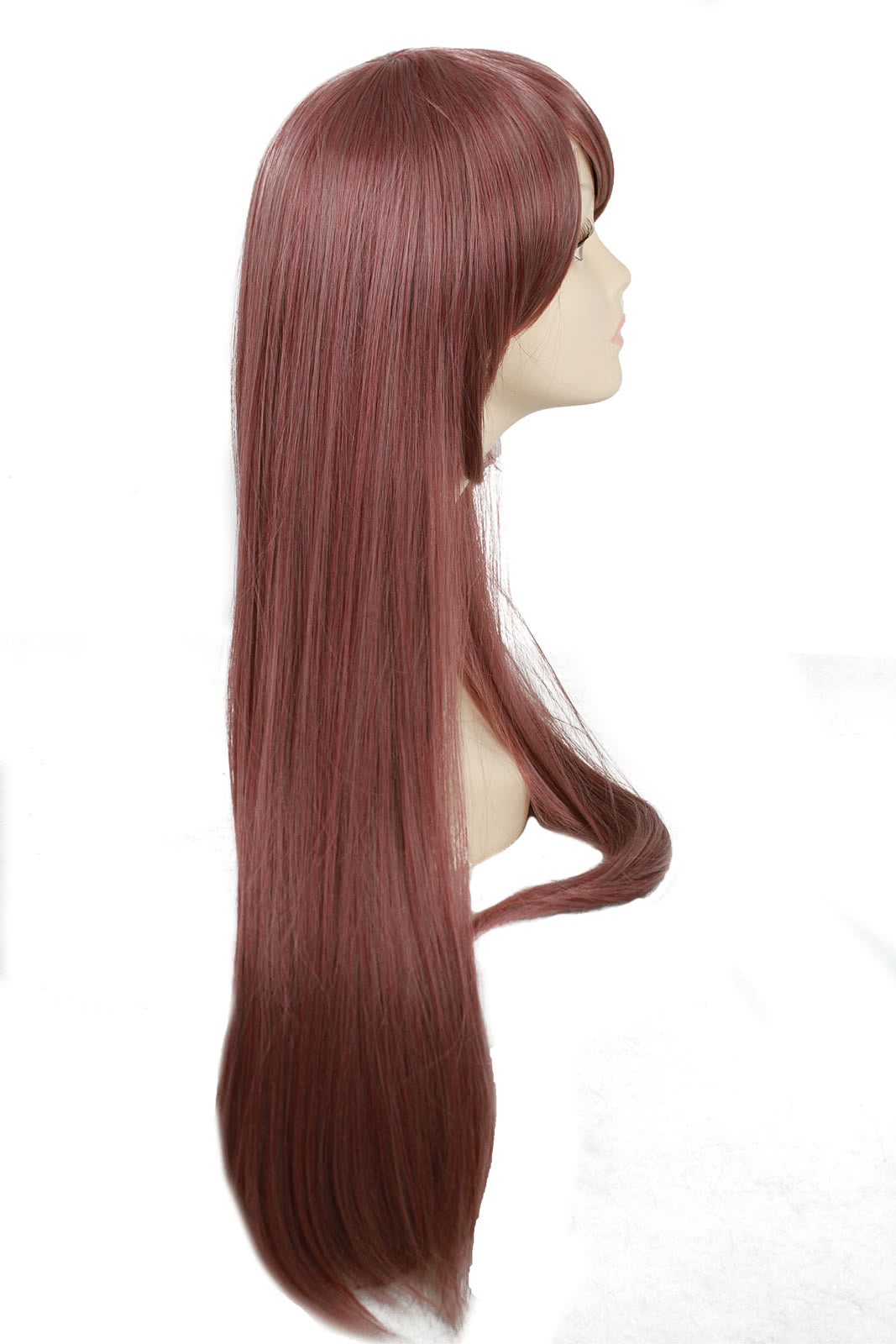 75cm Long Straight Auburn Cosplay Wig