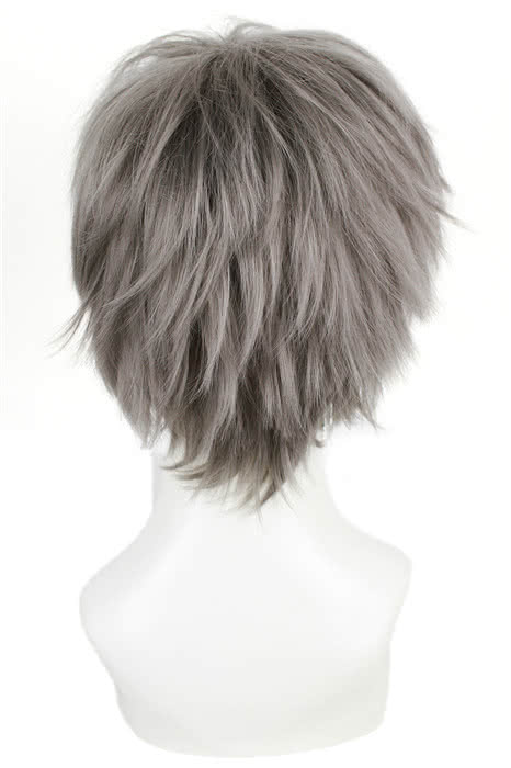 Haikyuu!! Kōshi Sugawara Short Grey Cosplay Wig Man Hair