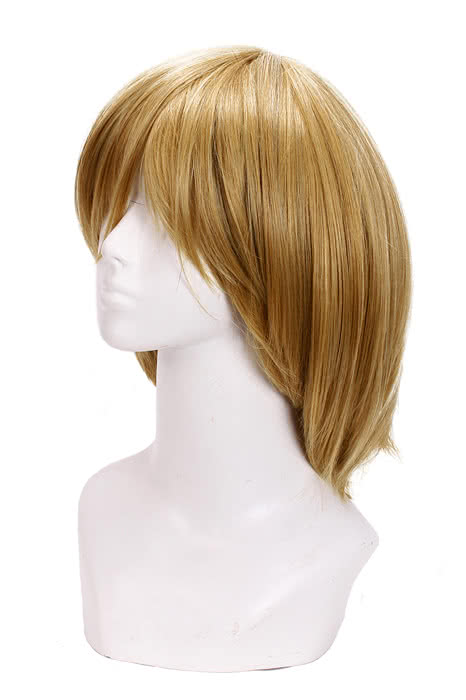 Love Live! Hanayo Koizumi Golden Short Cosplay Wigs Straight BOB Women Full Hair