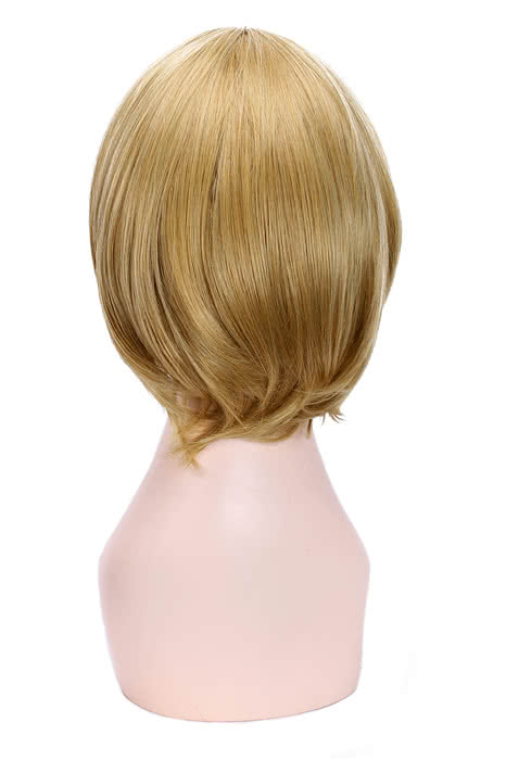 Love Live! Hanayo Koizumi Golden Short Cosplay Wigs Straight BOB Women Full Hair