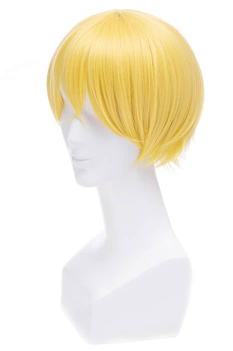 Shiwa Su Kakeru Anime Cosplay Wigs Short Yellow Wigs ML227