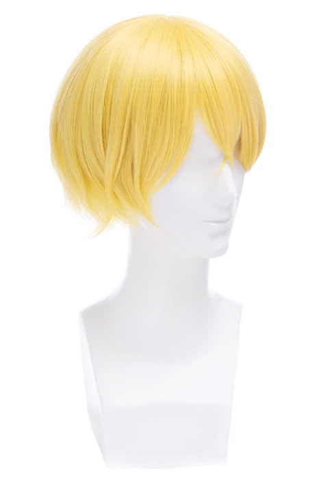 Shiwa Su Kakeru Anime Cosplay Wigs Short Yellow Wigs ML227