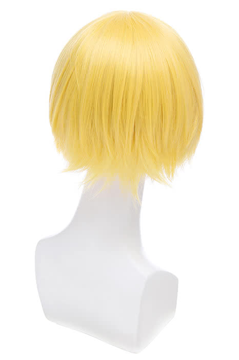 Shiwa Su Kakeru Anime Cosplay Wigs Short Yellow Wigs ML227