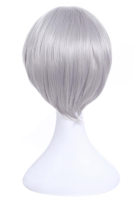 Yuri on Ice Victor Nikiforov Cosplay Wigs Men Short Light Gray Wigs