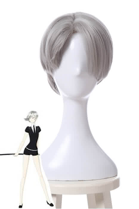 Land of the Lustrous Houseki no Kuni Cairngorm Grey Cosplay Wigs