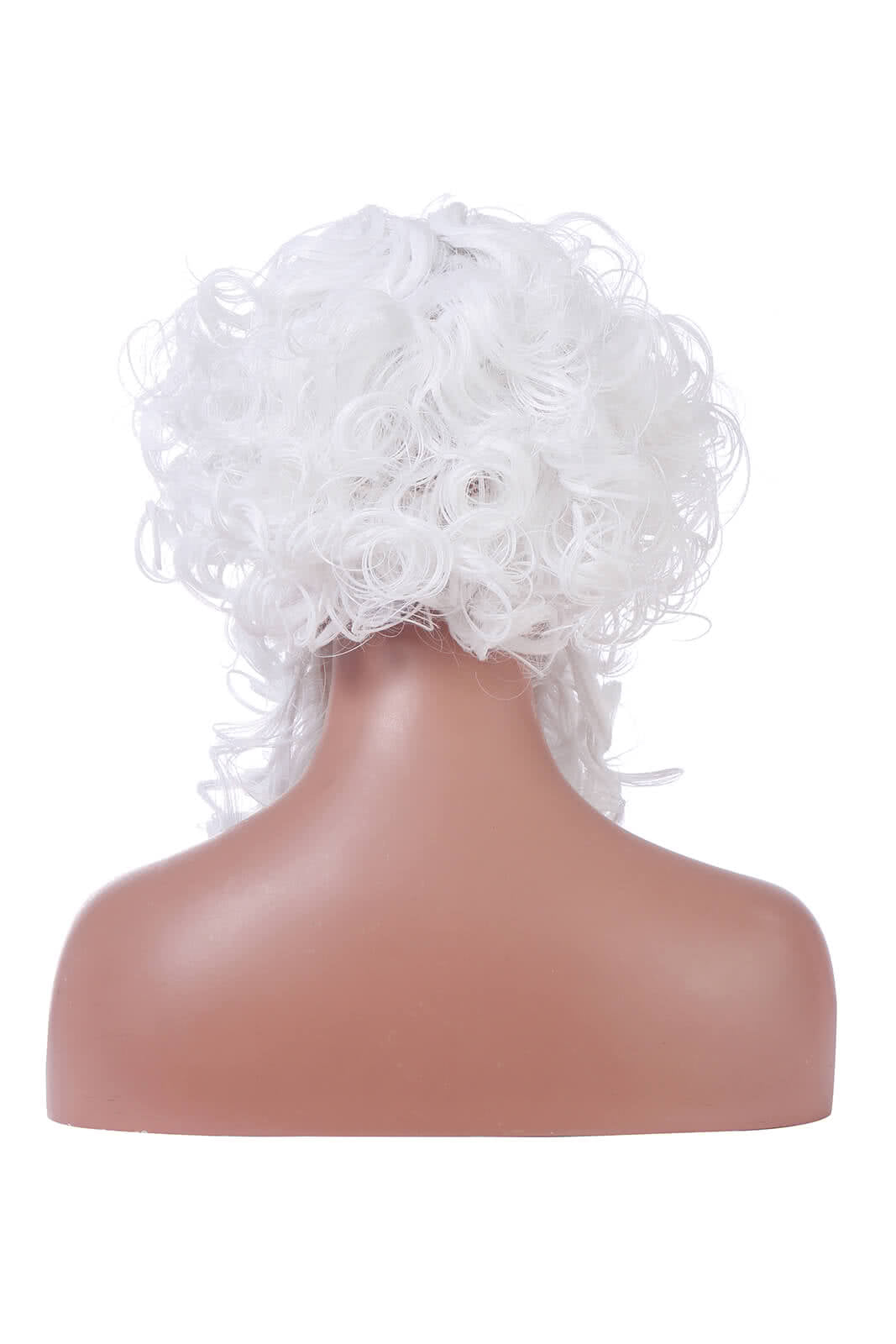 New Christmas Santa Claus White Curly Wigs with Beards Cosplay Wigs