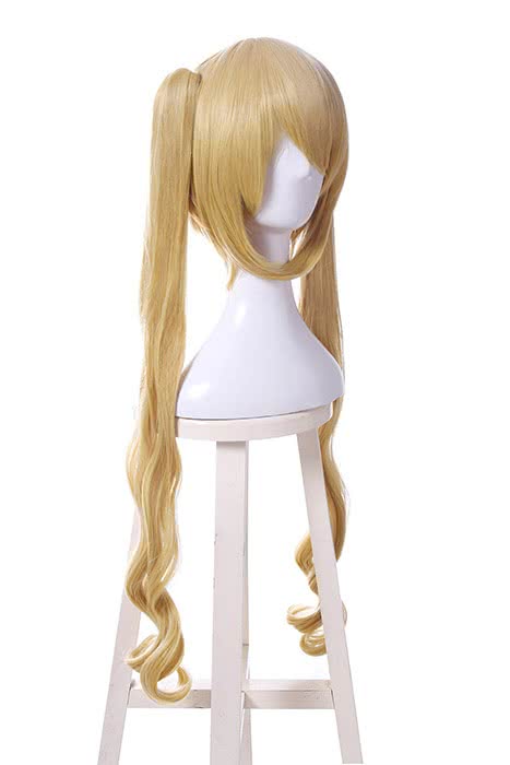 Blend S Kaho Hinata Anime Gold Cosplay Wigs
