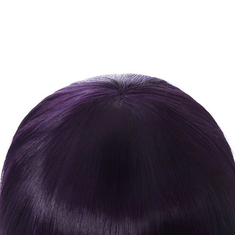 Cardcaptor Sakura Clear Card-hen Tomoyo Daidouji Anime Cosplay Wigs Long Curly Deep Purple Woman Wigs