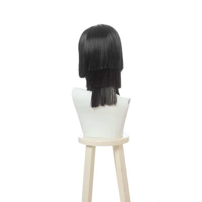 Demon Slayer Iguro Obanai Short Black Cosplay Wigs