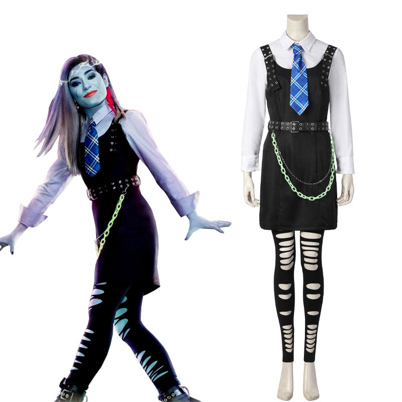 Movie Monster High Frankie Stein Cosplay Halloween Costume