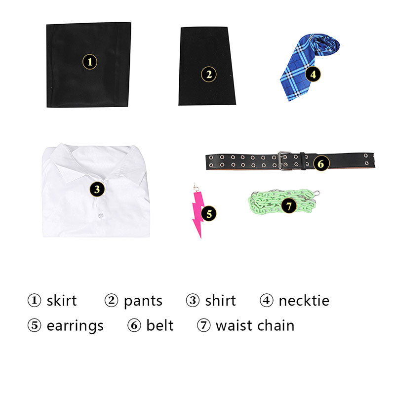 Movie Monster High Frankie Stein Cosplay Halloween Costume