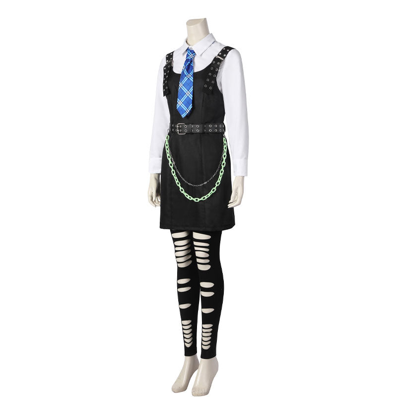 Movie Monster High Frankie Stein Cosplay Halloween Costume