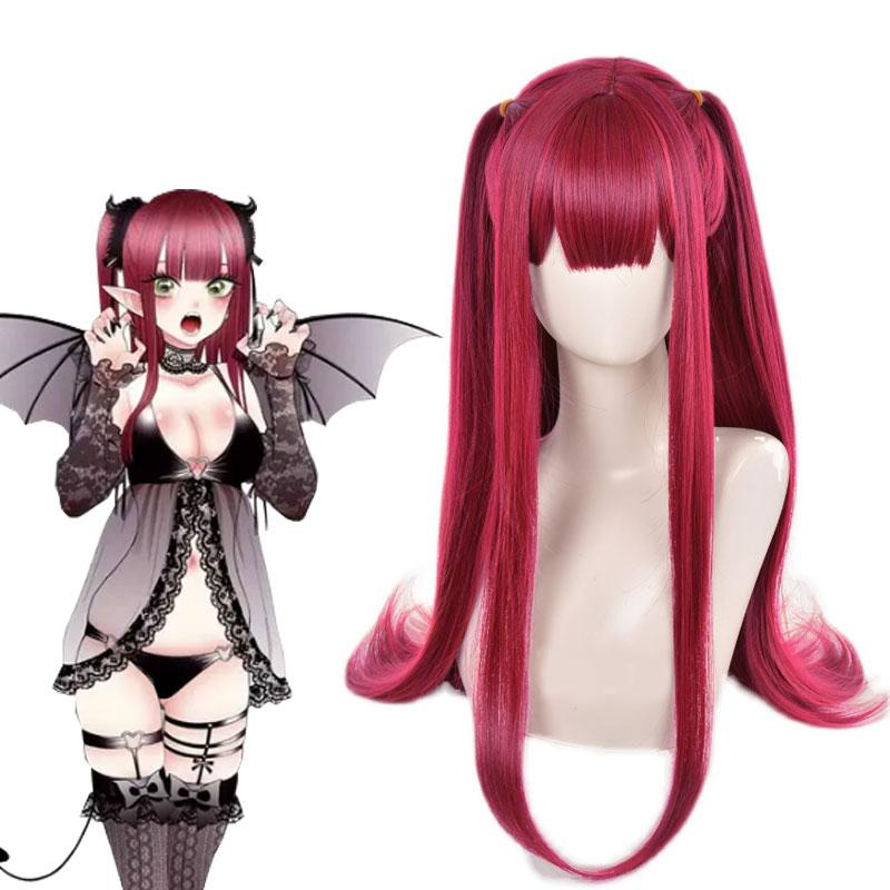 My Dress-Up Darling Marin Kitagawa Little Devil Wine Red Cosplay Wigs