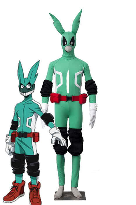 My Hero Academia Izuku Midoriya Anime Frist Battle Cosplay Costumes