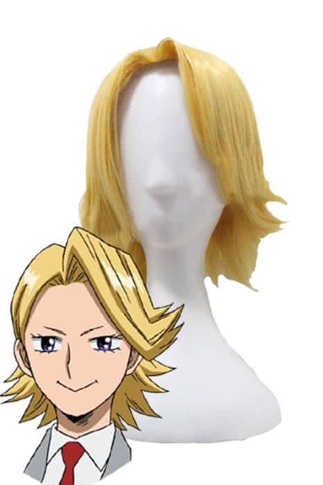 My Hero Academia Yuuga Aoyama Man Yellow Cosplay Wigs