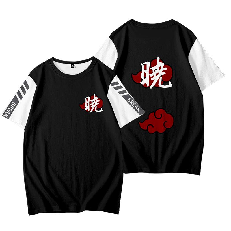 Naruto Black T-shirt Cosplay Costume
