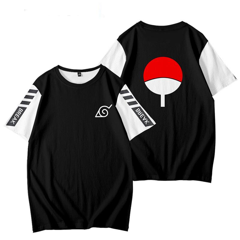 Naruto Black T-shirt Cosplay Costume